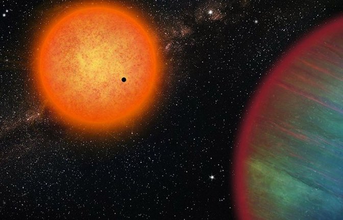 Astronomen haben ein Planetensystem entdeckt, das eine bisher einzigartige Kombination von Exoplaneten aufweist.<span class='image-autor'>Foto: © Thibaut Roger/ Université de Genève</span>