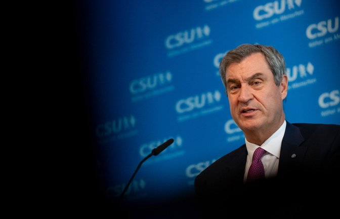 CSU-Chef Markus Söder fordert Kompromissbereitschaft von allen Seiten.<span class='image-autor'>Foto: Sven Hoppe/dpa</span>