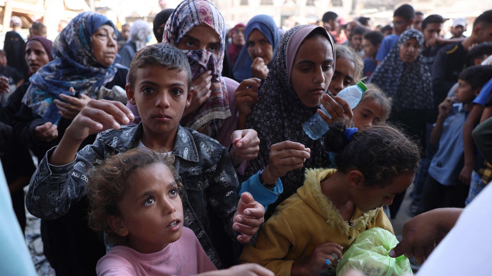 Die Menschen in Gaza sind auf die Hilfe der UNWRA angewiesen.Foto: AFP/Bashar Taleb