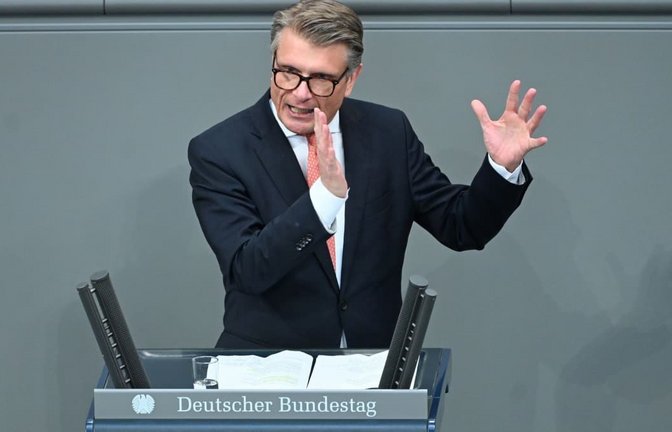 Thomas Bareiß im Bundestag: Dem Haushaltsauschuss wohnt er laut Liste nicht mehr bei.<span class='image-autor'>Elisa Schu/dpa</span>