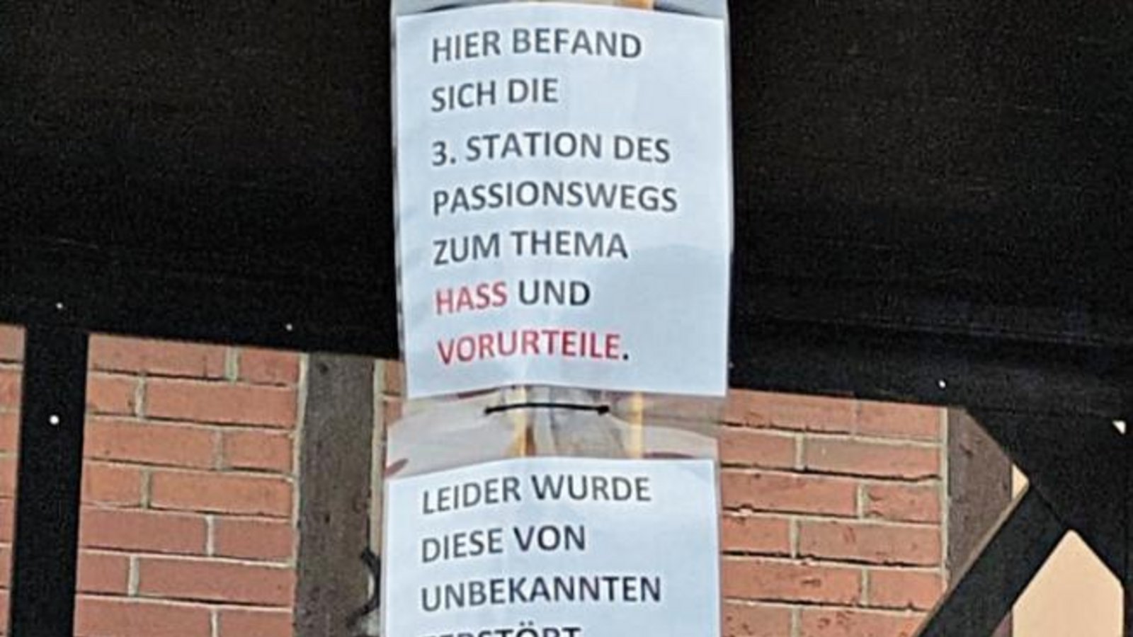 „Auch eine Art von Intoleranz und Vorurteilen, traurig“, sagt Gaby Wrobel, Mitverantwortliche des Vaihinger Passionswegs. Foto: p „Auch eine Art von Intoleranz und Vorurteilen, traurig“, sagt Gaby Wrobel, Mitverantwortliche des Vaihinger Passionswegs. Foto: p