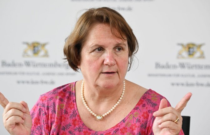 Als Wohnungsministerin auch für Sport zuständig? Theresa Schopper, Grüne<span class='image-autor'>Foto: Bernd Weißbrod, dpa</span>