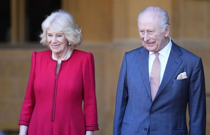 Das britische Königspaar reist zum Staatsbesuch in die USA (Archivfoto).<span class='image-autor'>Foto: Aaron Chown/PA Wire/dpa/Aaron Chown</span>