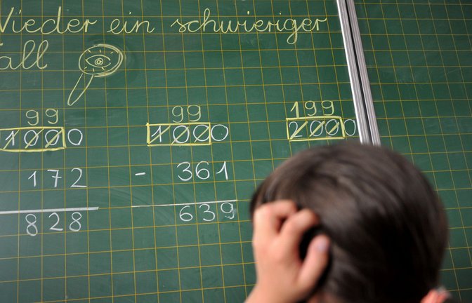 Nicht nur das Ergebnis zählt – der Unterricht soll auch das mathematische Verständnis schulen.<span class='image-autor'>Foto: dpa/Frank Leonhardt</span>