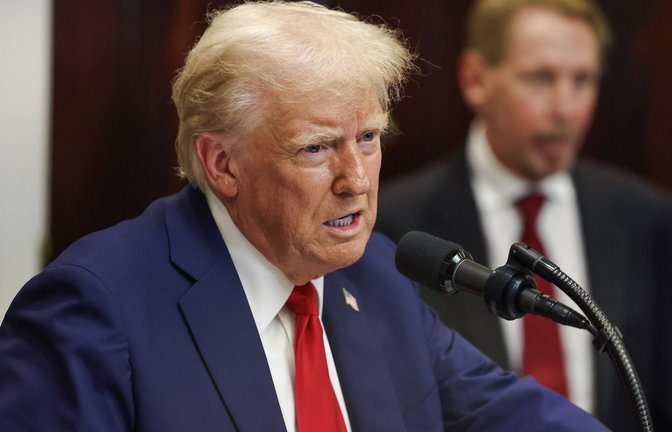 Donald Trump, 47. Präsident der vereinigten Staaten will die US-Staatsbürgerschaft per Geburt abschaffen. Ein Bundesrichter hält dagegen (Archivfoto).<span class='image-autor'>Foto: IMAGO/Newscom / AdMedia/IMAGO/CNP/AdMedia</span>