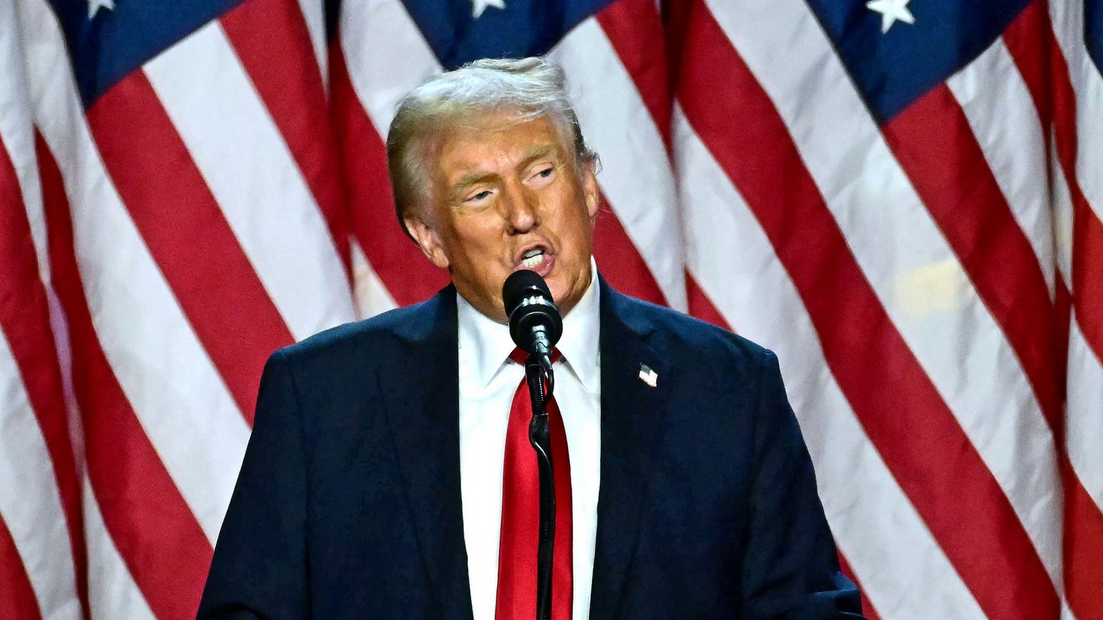 Donald Trump wird in einem Monat auf seine zweite Präsidentschaft vereidigt.Foto: AFP/JIM WATSON