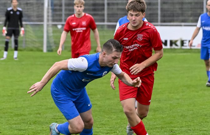 Für Daniel Migulla (rechts) und den TSV Großglattbach geht es am Sonntag um wichtige Punkte.  <span class='image-autor'>Foto: Leitner</span>