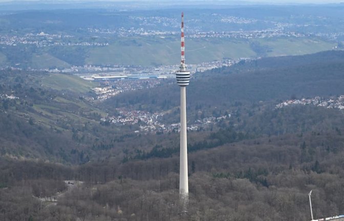 Der Stuttgarter Fernsehturm wird 70. Und kommt aus dem Feiern nicht mehr raus.<span class='image-autor'>dpa</span>