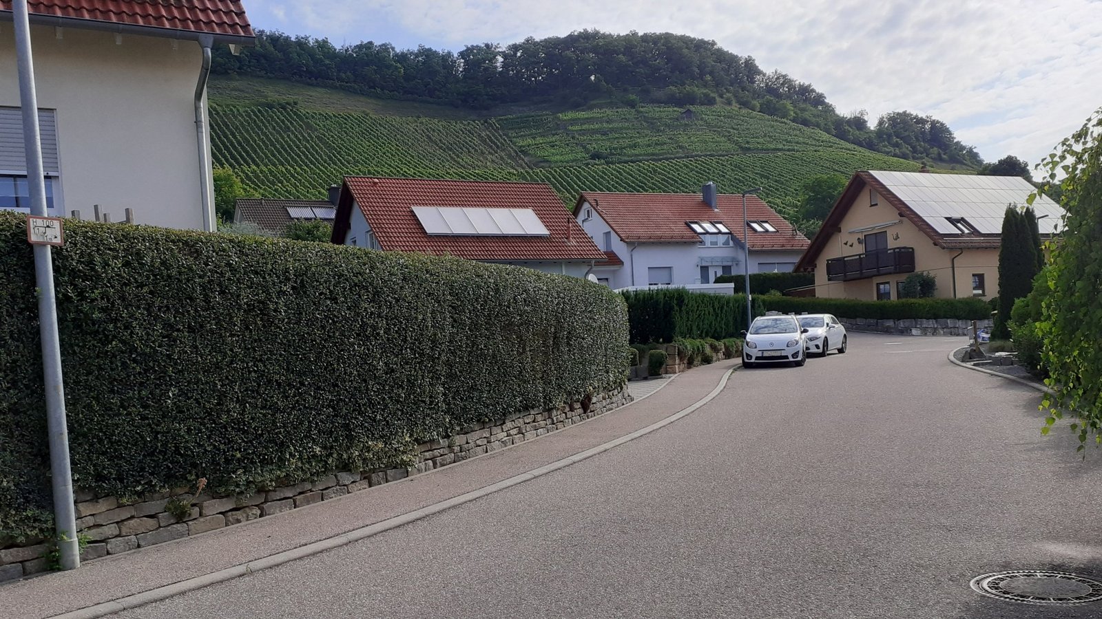 In Spielberg kommt es bei Starkregenereignissen in manchen Straßen zu vollgelaufenen Kellern. Foto: Glemser In Spielberg kommt es bei Starkregenereignissen in manchen Straßen zu vollgelaufenen Kellern. Foto: Glemser