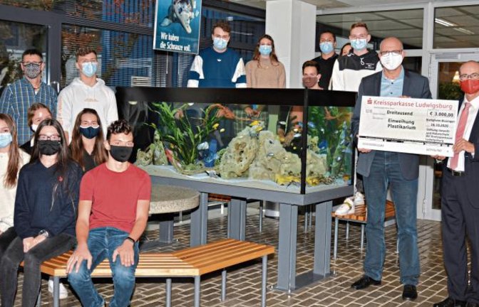 Einweihung des Plastikariums an der Beruflichen Schule. Foto: p