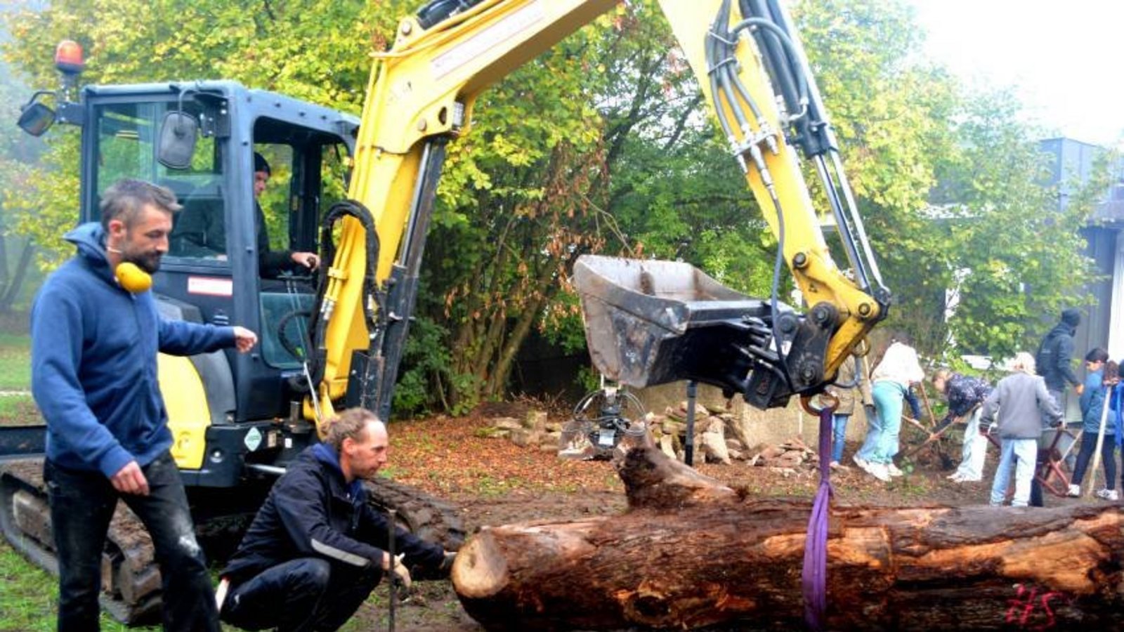 Mit der ersten Mitmachbaustelle startet am Donnerstag die Umgestaltung des Illinger Schulhofes. Foto: Stahlfeld Mit der ersten Mitmachbaustelle startet am Donnerstag die Umgestaltung des Illinger Schulhofes. Foto: Stahlfeld