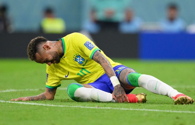 Verletzungsgeplagt: Brasilien-Star Neymar.<span class='image-autor'>Foto: Robert Michael/dpa</span>
