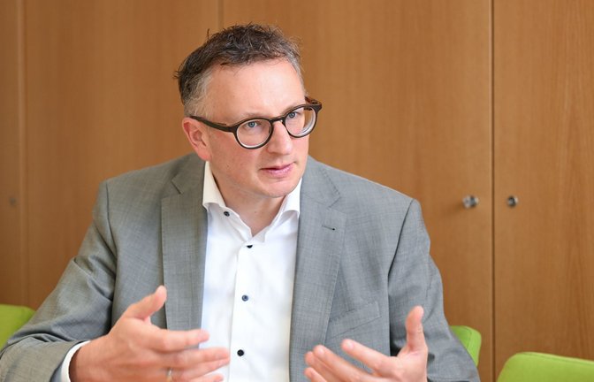 Grünen-Fraktionschef Andreas Schwarz.<span class='image-autor'>Foto: dpa/Bernd Weißbrod</span>