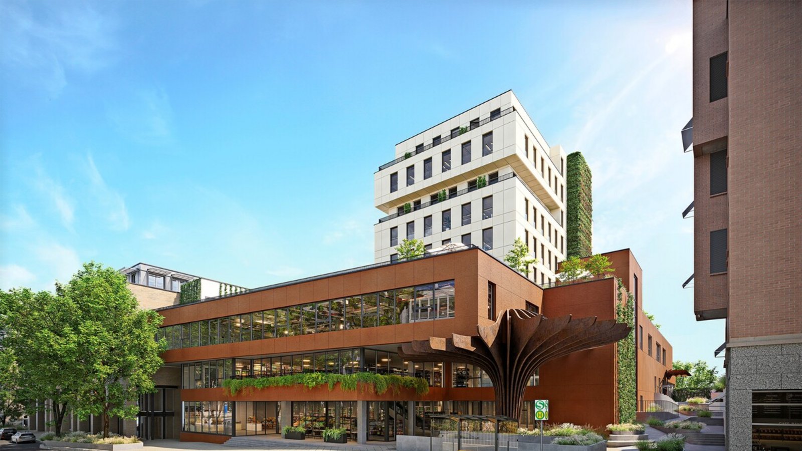 So soll die Ecke Schwab-/Rotebühlstraße in der Innenstadt nach der umfangreichen Sanierung aussehen.Foto: Rendervision So soll die Ecke Schwab-/Rotebühlstraße in der Innenstadt nach der umfangreichen Sanierung aussehen.Foto: Rendervision
