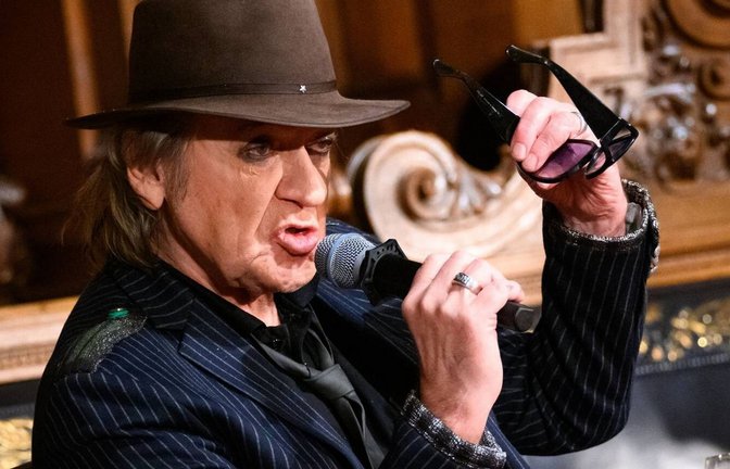 PopLänd Award-Preisträger Jules Kalmbacher hat als Produzent auch mit Udo Lindenberg (unser Bild) zusammengearbeitet.<span class='image-autor'>Foto: dpa/Johannes Walzberg</span>