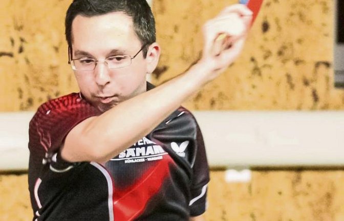 Michael Grimmeisen und der TSV Großglattbach ließen in der Tischtennis-Kreisliga Gruppe 3 nichts anbrennen und gewannen gegen die SVGG Hirschlanden-Schöckingen II mit 9:1. Foto: Simecek