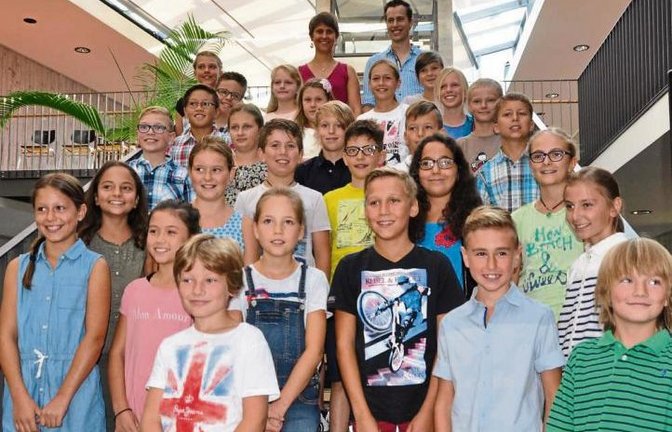 Die neuen Schüler wurden im Lichtenstern-Gymnasium begrüßt.  Foto: p