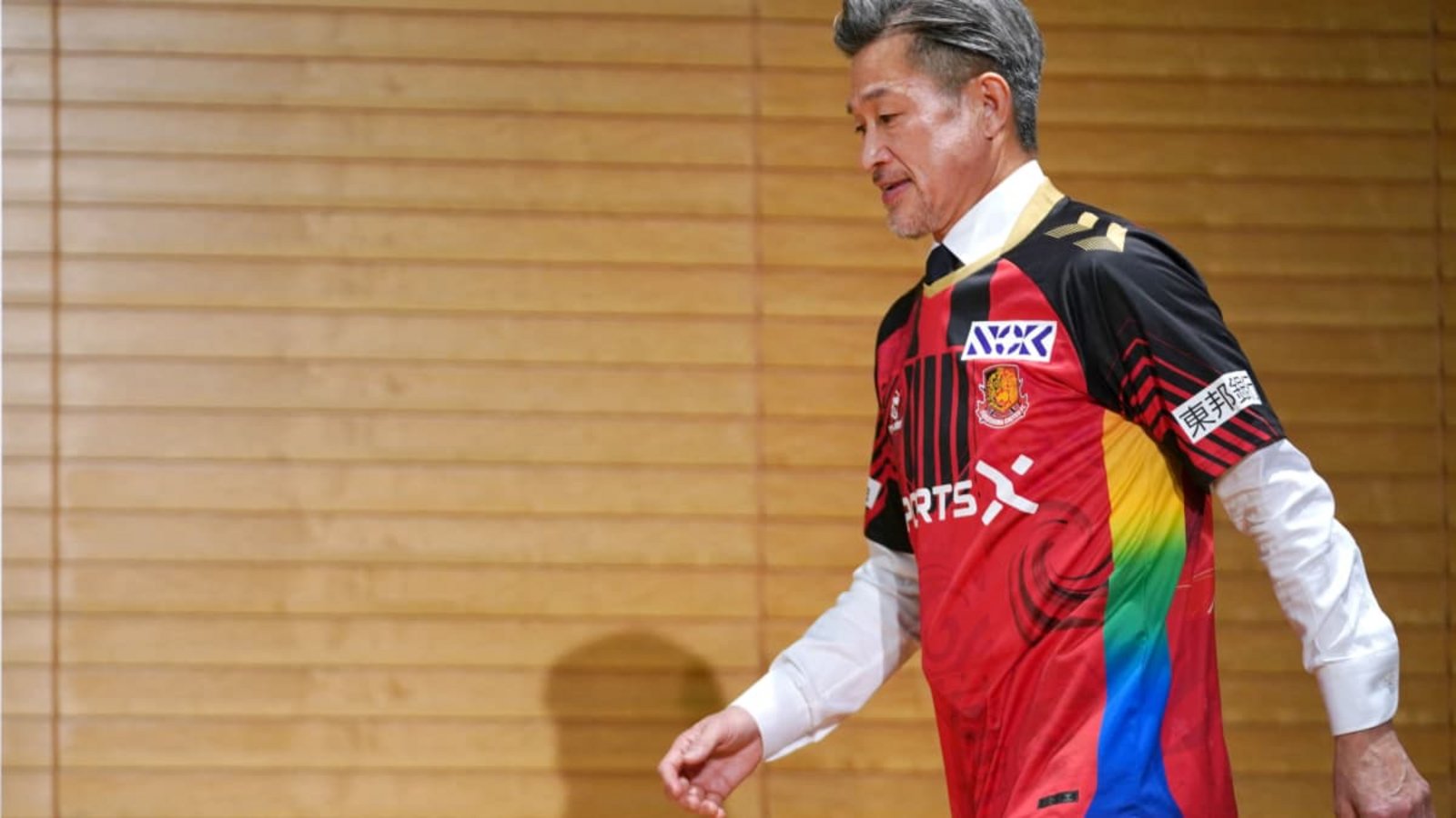 Kazuyoshi Miura gilt als ältester Fußballprofi der Welt.KAZUHIRO NOGI/AFP