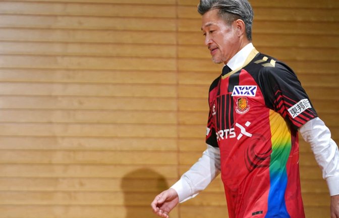 Kazuyoshi Miura gilt als ältester Fußballprofi der Welt.<span class='image-autor'>KAZUHIRO NOGI/AFP</span>