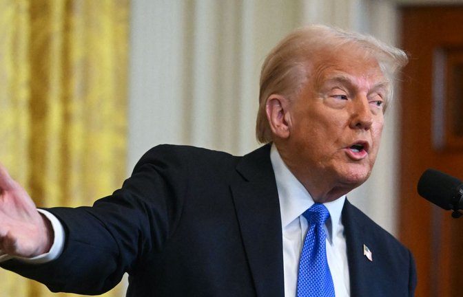 US-Präsident Donald Trump will Palästinensern Rückkehrrecht in den Gazastreifen verweigern (Archivfoto).<span class='image-autor'>Foto: AFP/JIM WATSON</span>