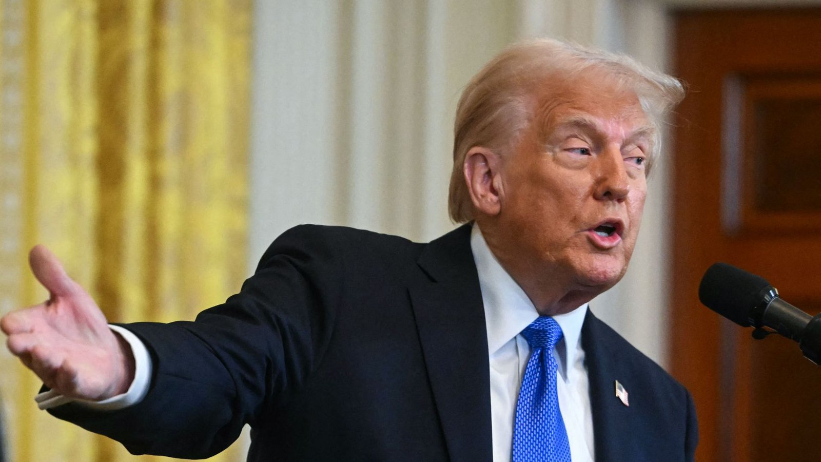 US-Präsident Donald Trump will Palästinensern Rückkehrrecht in den Gazastreifen verweigern (Archivfoto).Foto: AFP/JIM WATSON US-Präsident Donald Trump will Palästinensern Rückkehrrecht in den Gazastreifen verweigern (Archivfoto).Foto: AFP/JIM WATSON