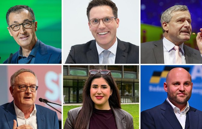 Bei der Podiumsdiskussion werden Cem Özdemir (Grüne), Manuel Hagel (CDU), Hans-Ulrich Rülke (FDP), Andreas Stoch (SPD) sowie Mersedeh Ghazaei (Linke9 und Markus Frohnmaier (AfD) aufeinandertreffen.<span class='image-autor'>Foto: picture alliance/dpa</span>