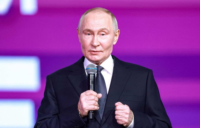 Wladimir Putin will den Krieg in der Ukraine nicht aus freien Stücken beenden<span class='image-autor'>Foto: AFP/ALEXANDER SHCHERBAK</span>