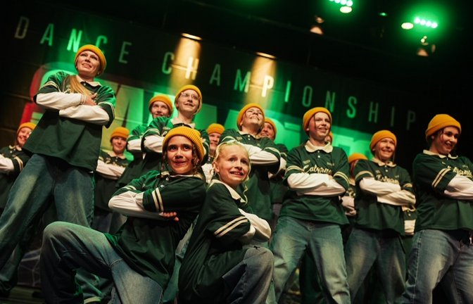 Die Gruppe „No Pressure“ startet in einer höheren Altersklasse und wird prompt Vize-Europameister. <span class='image-autor'>Foto: privat</span>