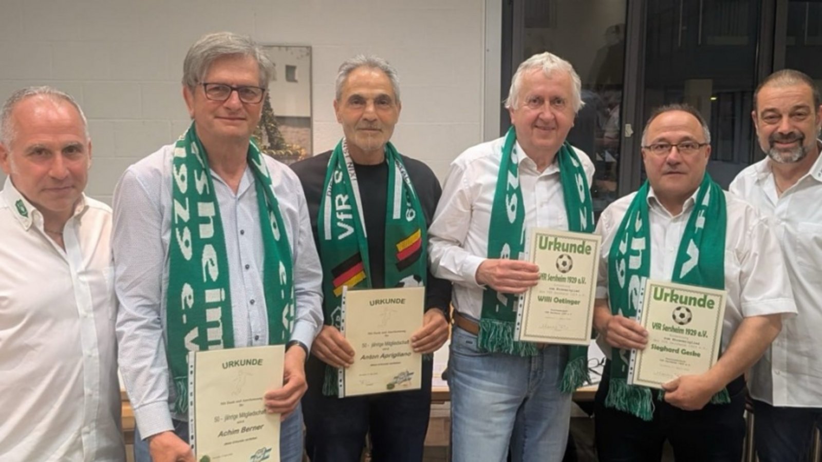 Ehrungen beim VfR Sersheim. Foto: p