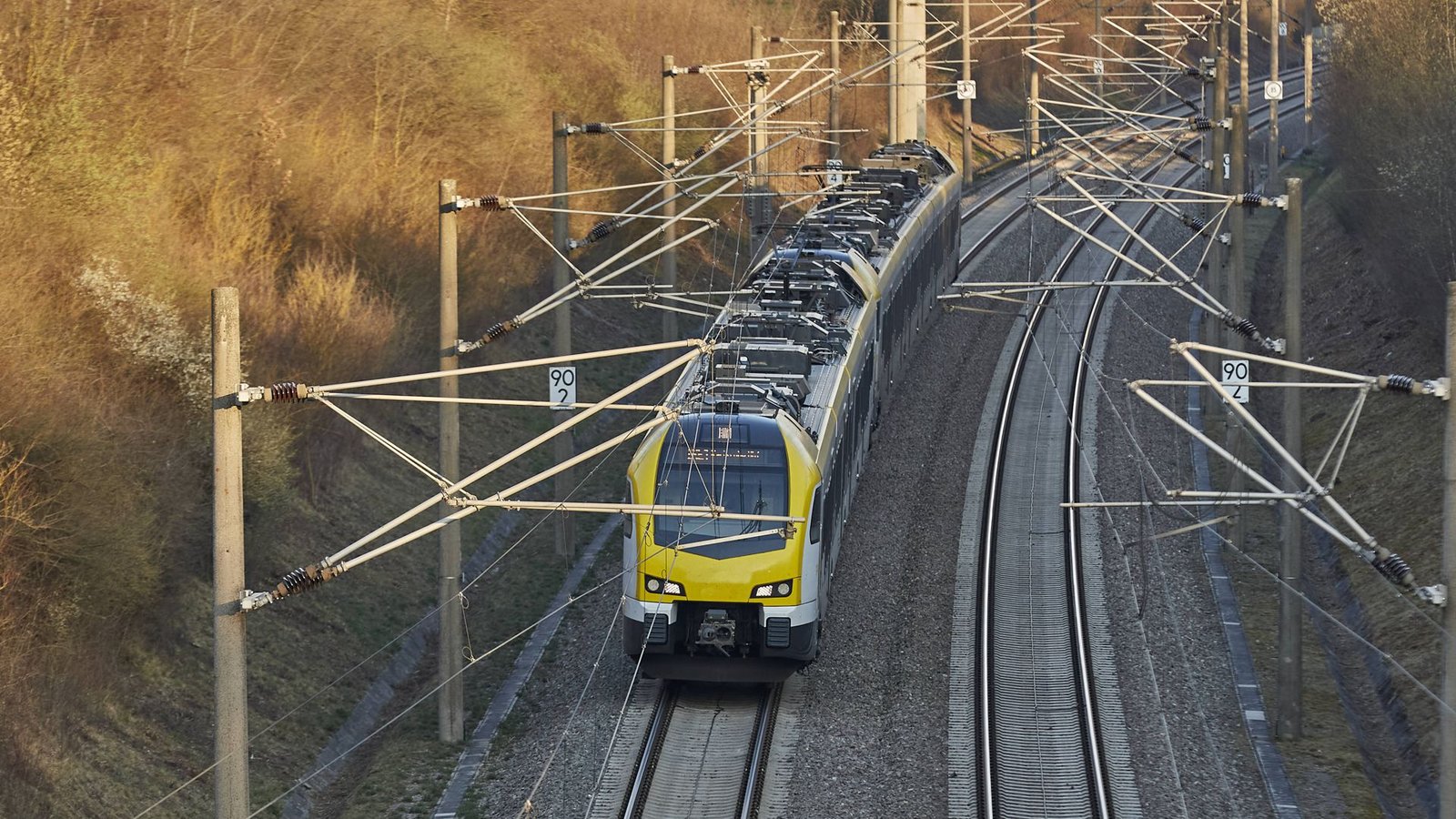 Der Regionalzug überfuhr die Steine ohne dabei Schaden zu nehmen.Foto: imago//Uwe Moser Der Regionalzug überfuhr die Steine ohne dabei Schaden zu nehmen.Foto: imago//Uwe Moser