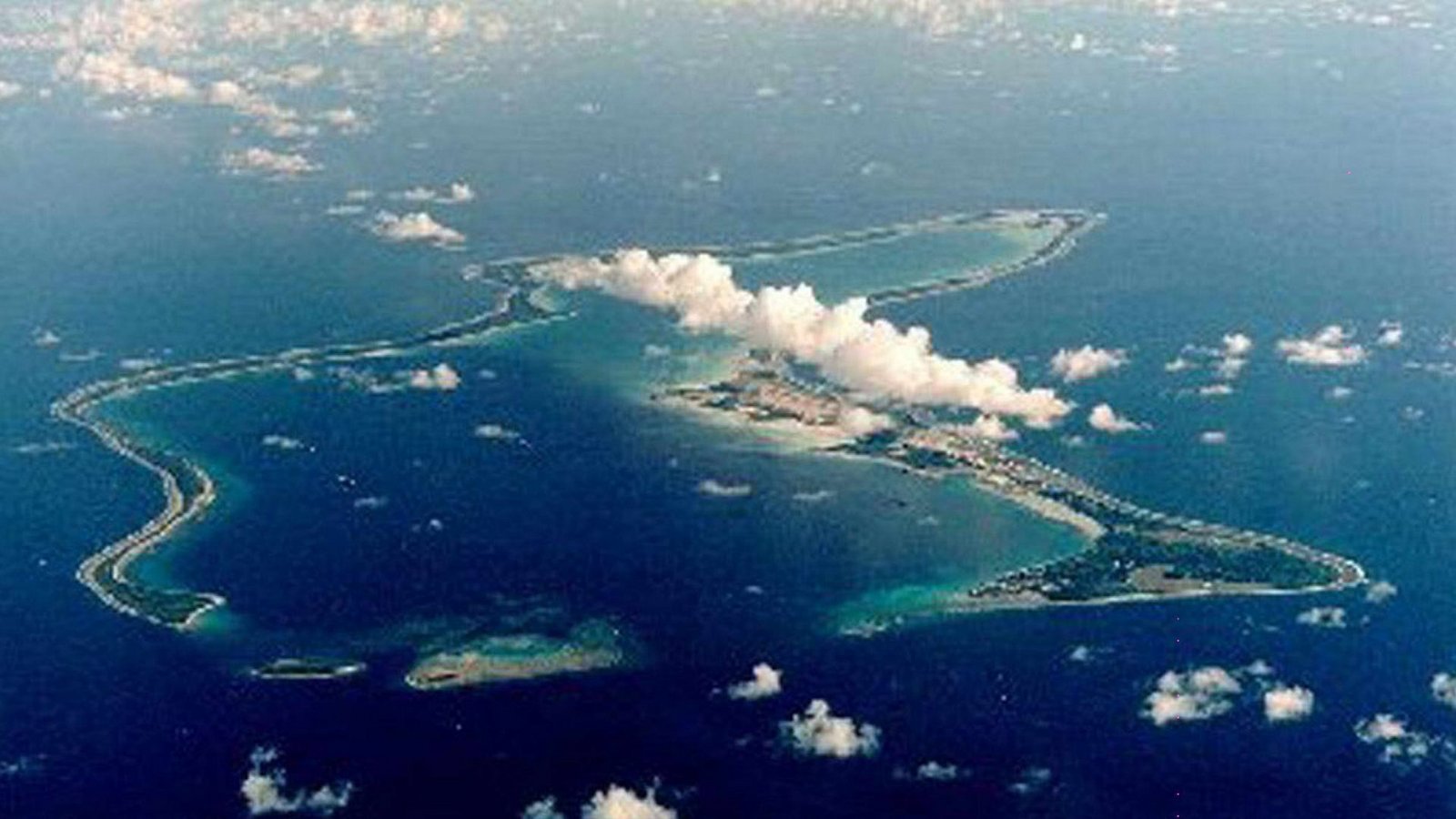Die Chagos-Inselgruppe im Indischen OzeanFoto: dpa/Us Dept Of Defense Die Chagos-Inselgruppe im Indischen OzeanFoto: dpa/Us Dept Of Defense