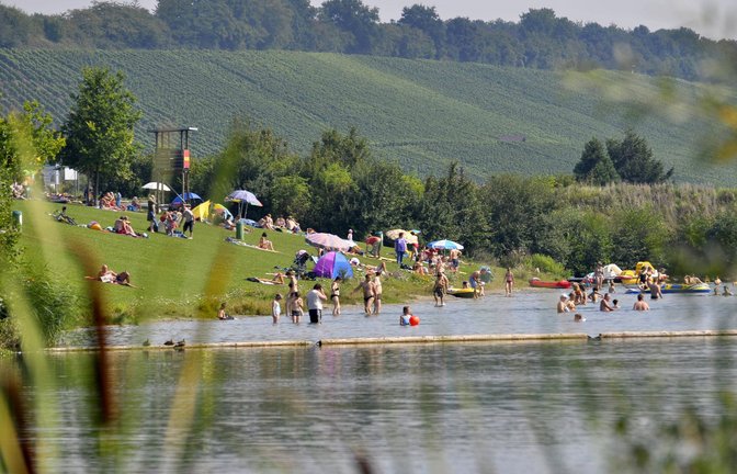 Baden verboten: Bakterien belasten das Wasser in der Ehmetsklinge (Archivfoto).<span class='image-autor'>Foto: IMAGO/imageBROKER/Bildagentur Geduldig</span>