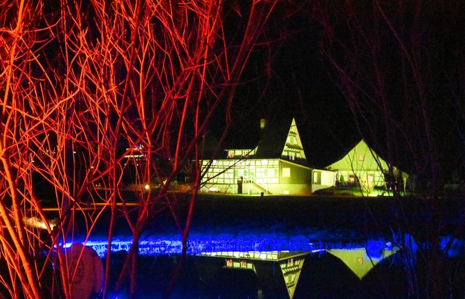 Das Schwarzwälder Freilichtmuseum Vogtsbauernhofer strahlt vom 13. bis 15. Dezember in schönem Schein.<span class='image-autor'>Foto: Annette Frühauf/Annette Frühauf</span>