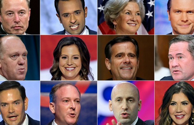 Viele neue Gesichter im Team-Trump: Wer soll der neuen US-Regierung angehören?<span class='image-autor'>Foto: AFP/ALAIN JOCARD,ANDREW CABALLERO-REYNOLDS,CHIP SOMODEVILLA,BRETT CARLSEN,DREW ANGERER,POOL,MANDEL NGAN,YUKI IWAMURA</span>