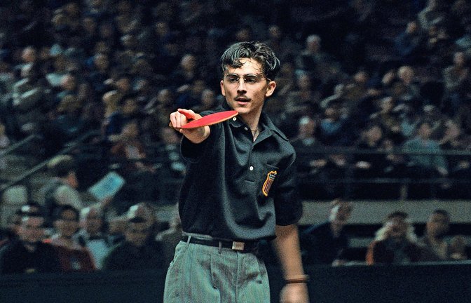 Marty Mauser (Timothée Chalamet) hat mehr sein eigenes Vorankommen im Blick als das Wohl seiner Mitmenschen.<span class='image-autor'>Foto: dpa/Tobis Film</span>