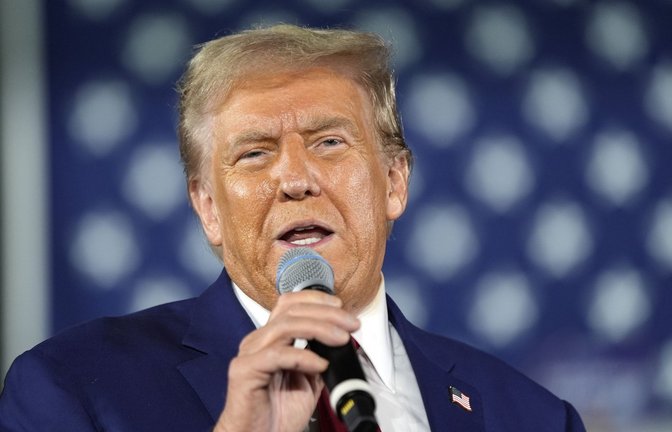 Donald Trump auf einer Wahlkampfveranstaltung<span class='image-autor'>Foto: dpa/Alex Brandon</span>