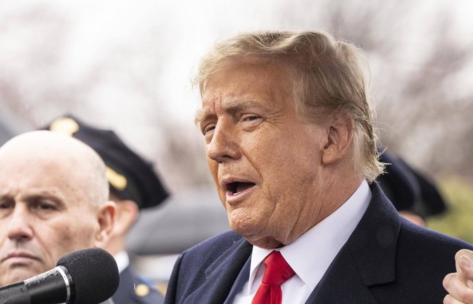 Donald Trump wird für ein veröffentlichtes Video kritisiert (Archivbild).<span class='image-autor'>Foto: IMAGO/ZUMA Wire/IMAGO/Lev Radin</span>
