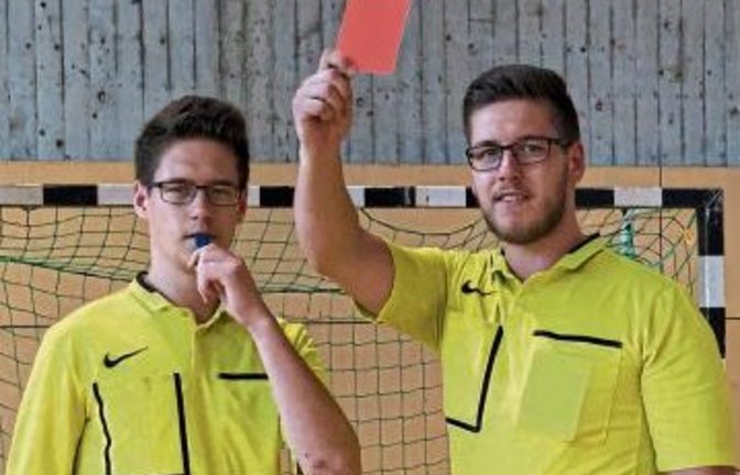 Constantin und Alexander Weber (von links) werden besonders gefördert. Foto: Nachreiner