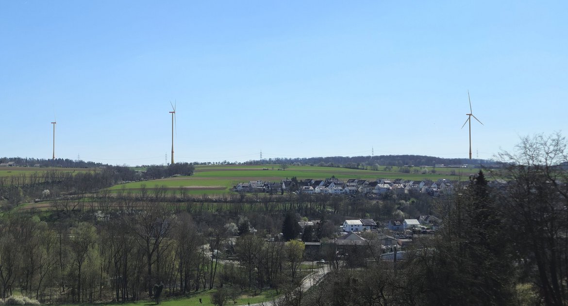 Visualisierung Windräder Hochdorf Hagdorn Tomaten Windpark, Projektierer und Foto/Grafik: Schweizer-Honold