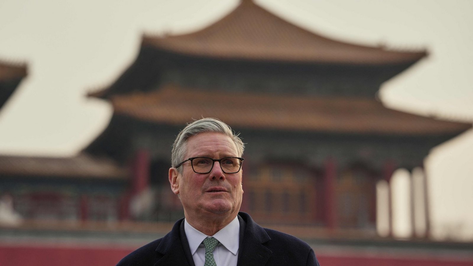 Großbritanniens Premier Keir Starmer vor der Verbotenen Stadt in Peking.Foto: AFP Großbritanniens Premier Keir Starmer vor der Verbotenen Stadt in Peking.Foto: AFP