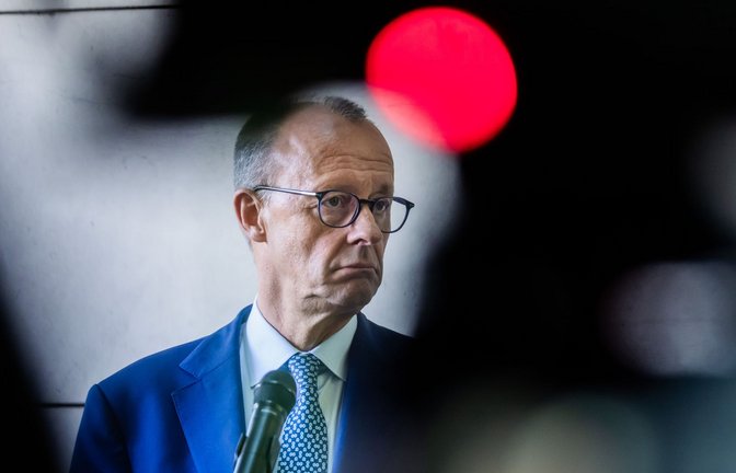 Wird Merz im zweiten Wahlgang zum Kanzler gewählt?<span class='image-autor'>Foto: Christoph Soeder/dpa/Christoph Soeder</span>