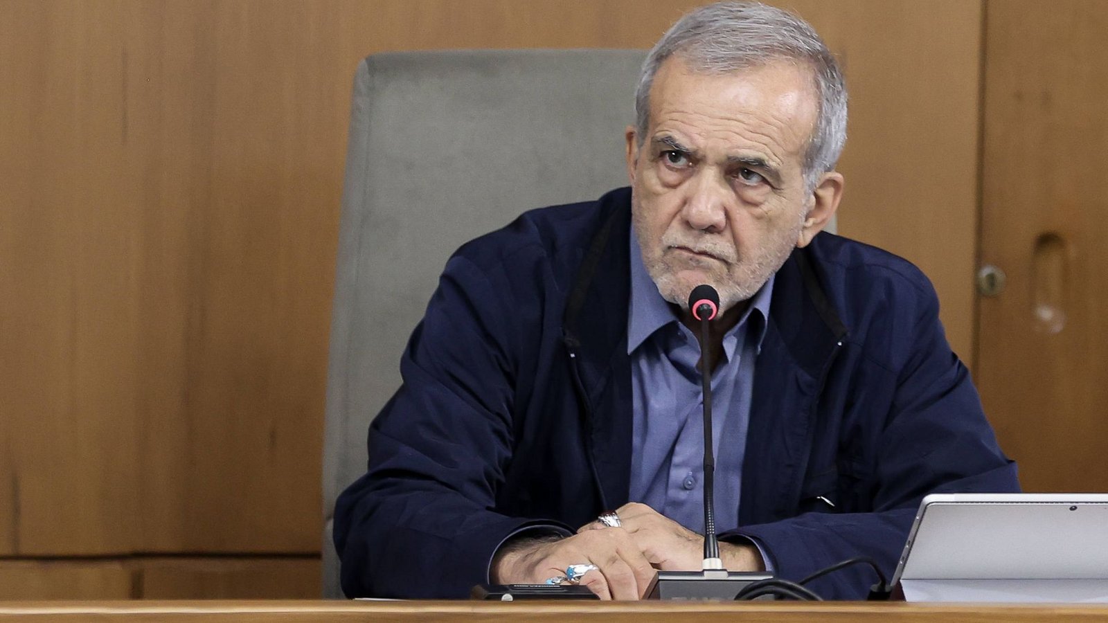 Präsident Massud PeseschkianFoto: IMAGO/ZUMA Press Wire/IMAGO/Iranian Presidency