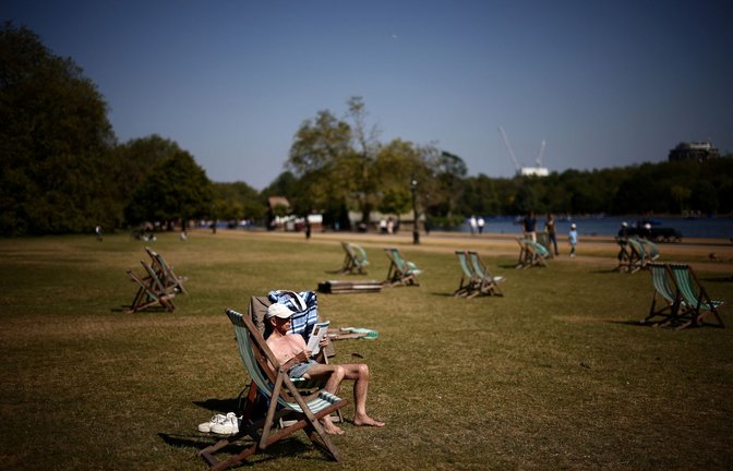 Grün ist hier nicht mehr viel in England<span class='image-autor'>Foto: AFP/HENRY NICHOLLS</span>