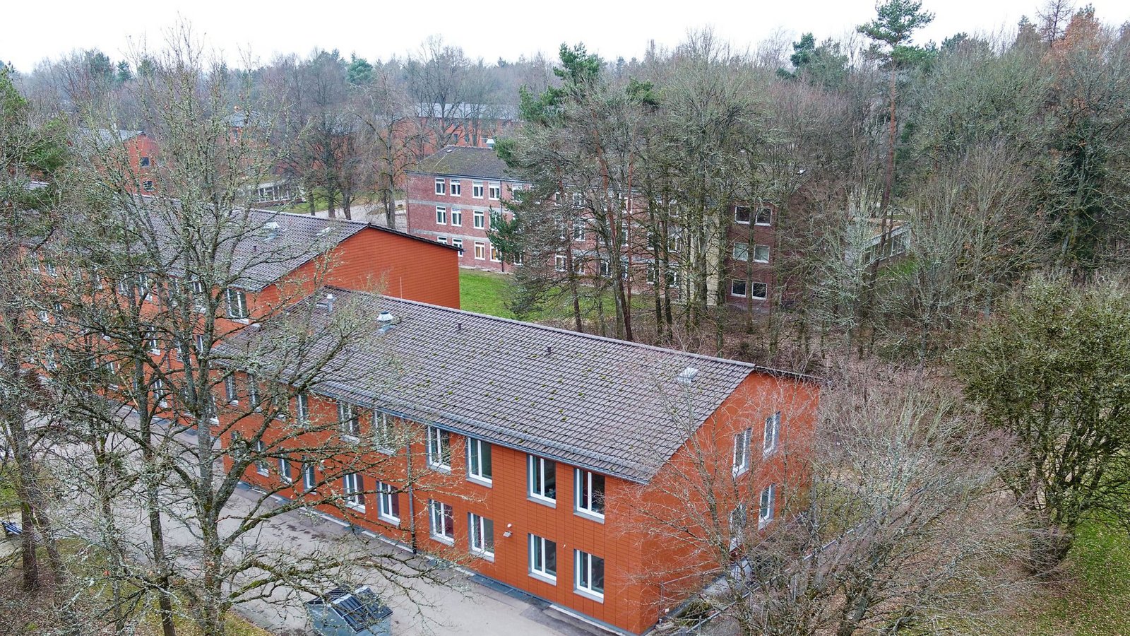 Die Erstaufnahmeeinrichtung für Flüchtlinge in Sigmaringen aus der Vogelperspektive.Foto: dpa/Felix Kästle Die Erstaufnahmeeinrichtung für Flüchtlinge in Sigmaringen aus der Vogelperspektive.Foto: dpa/Felix Kästle