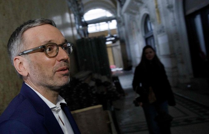 Wird vorerst kein Kanzler Österreichs: Herbert Kickl (FPÖ) legt den Auftrag zur Regierungsbildung nieder.<span class='image-autor'>Foto: AFP/ALEX HALADA</span>