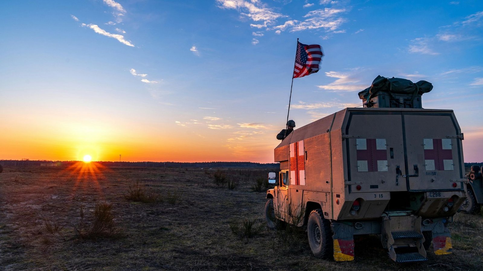 Gemeinsam üben: Neun Länder, darunter Deutschland und die USA, – hier ein US-Sanitätsfahrzeug – nahmen in der ersten Märzhälfte an der Nato-Gefechtsübung Dragon 2024 teil.Foto: NATO Gemeinsam üben: Neun Länder, darunter Deutschland und die USA, – hier ein US-Sanitätsfahrzeug – nahmen in der ersten Märzhälfte an der Nato-Gefechtsübung Dragon 2024 teil.Foto: NATO