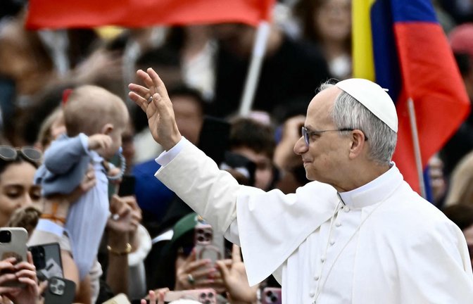 Papst Leo XIV. hat den Kirchenstaat als möglichen Verhandlungsort ins Spiel gebracht<span class='image-autor'>Foto: Filippo Monteforfte/AFP</span>