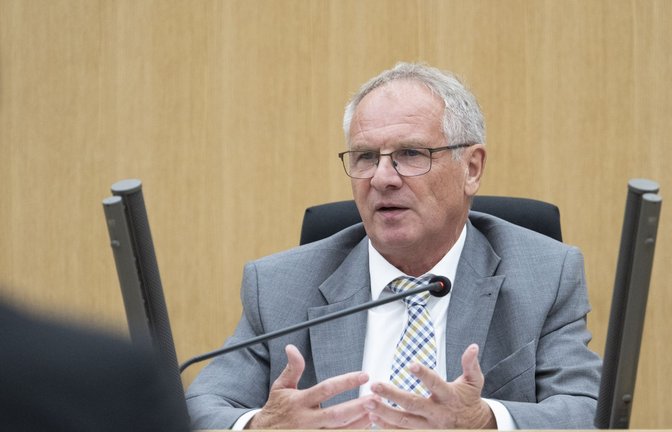 Der frühere Innenminister Reinhold Gall (SPD) sagte als Zeuge vor dem Untersuchungsausschuss im Landtag aus.<span class='image-autor'>Foto: Marijan Murat/dpa/Marijan Murat</span>