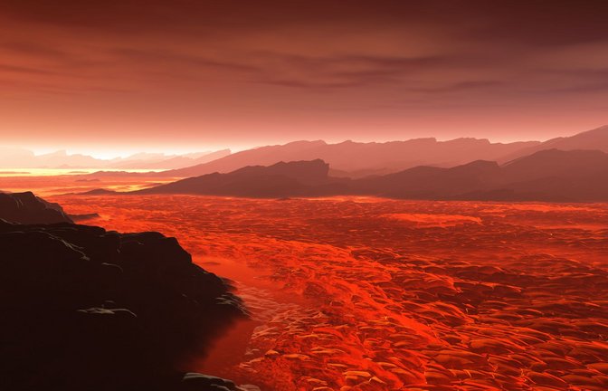 Hitzehölle: So stellen sich Forscher die Oberfläche der Venus vor.<span class='image-autor'>Foto: Imago/Depositphotos</span>
