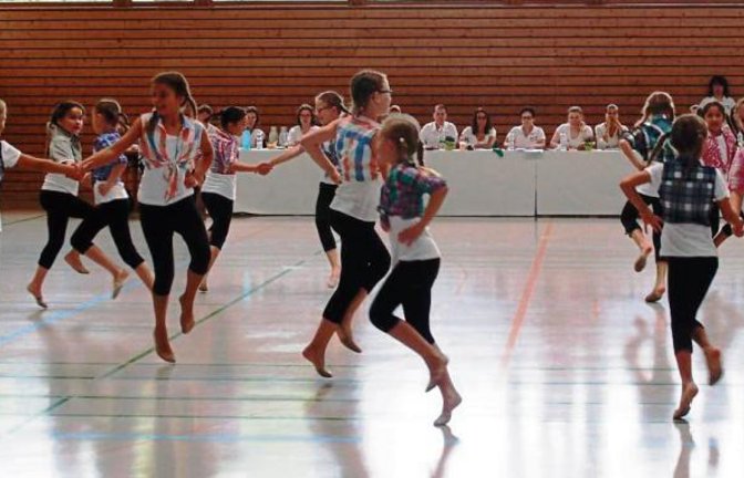 Die Gym-Ta-Kids des TV Sersheim zeigen vollen Einsatz. Foto: privat